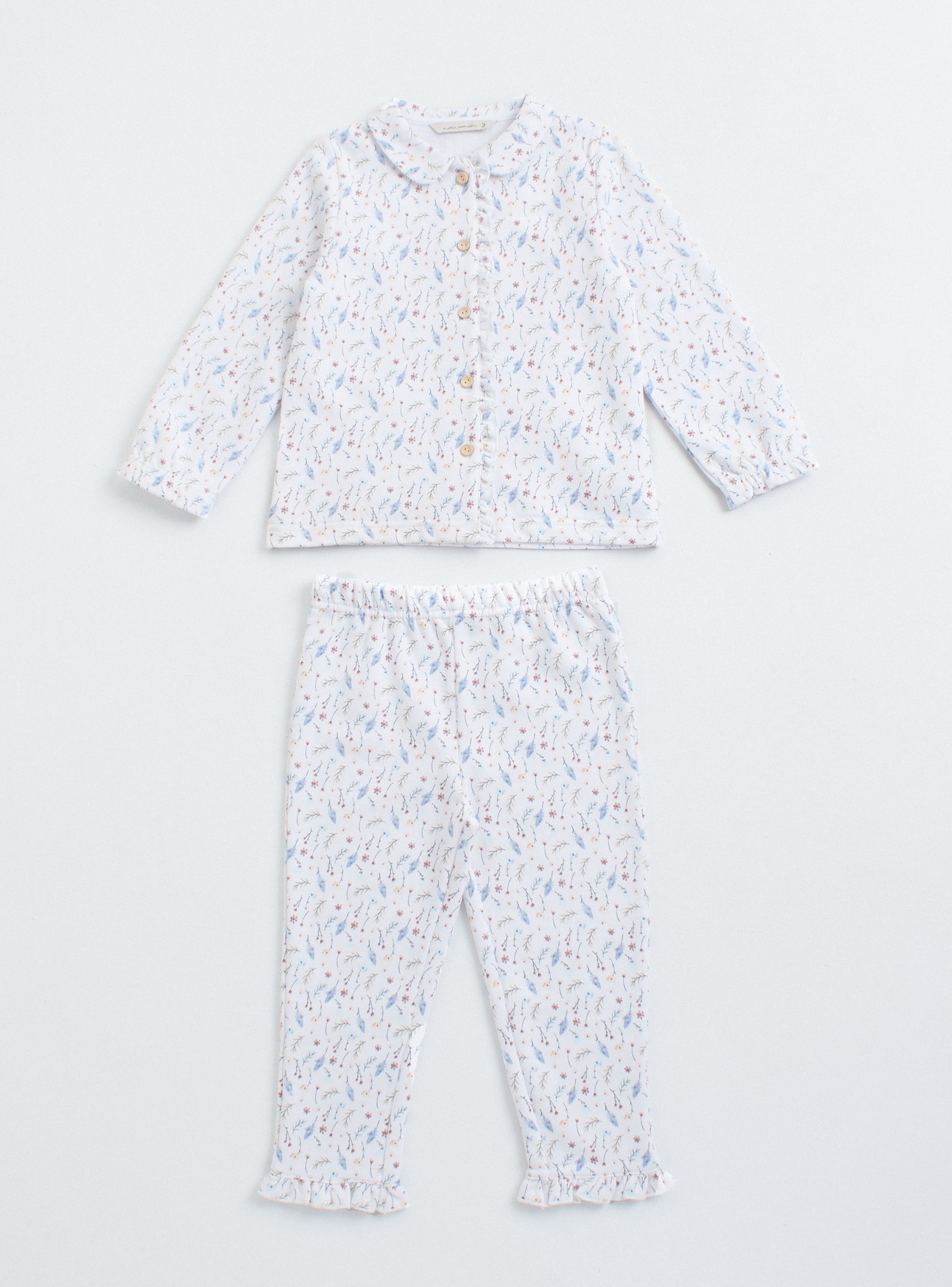 Pijama Plush Dos Piezas Full Print Niña
