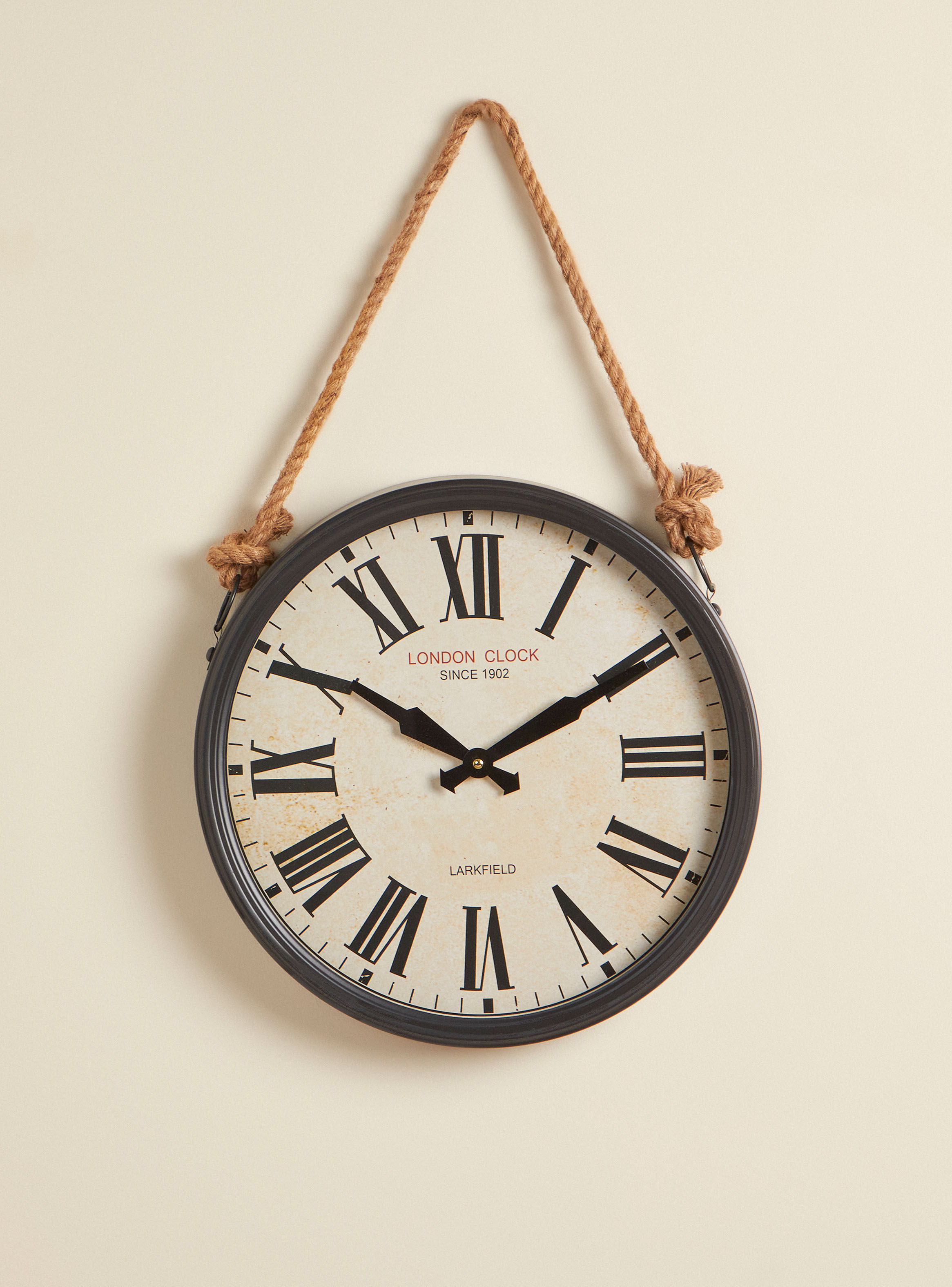 Reloj Alaniz Home Cuerda Negro 40.5 cm