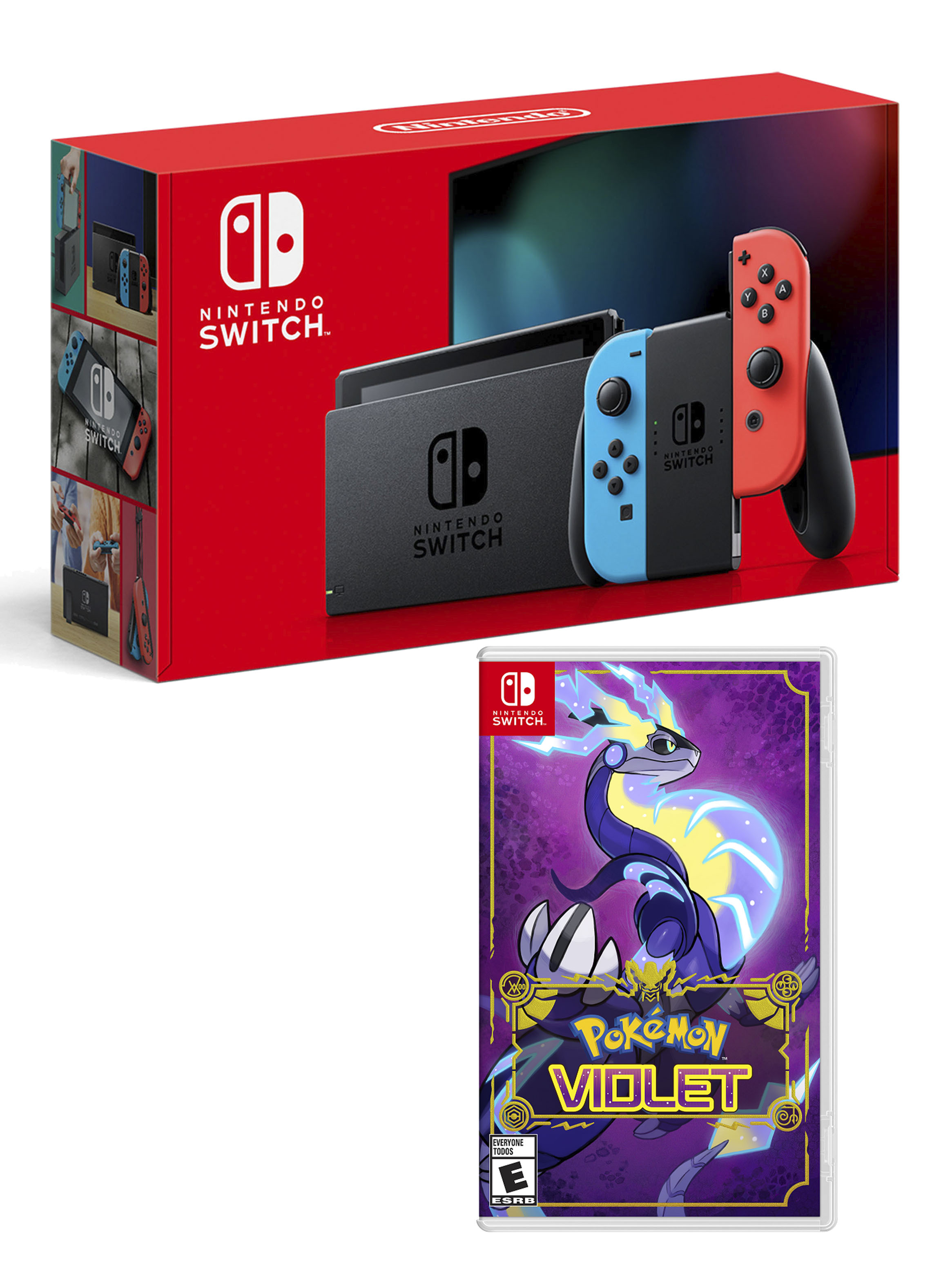 Consola Nintendo Switch Neon + Juego Pokémon Violet