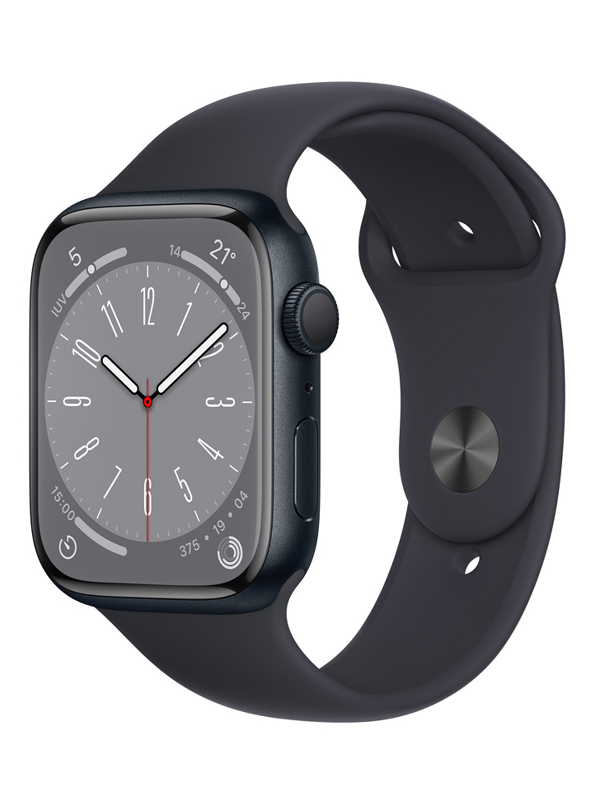Apple Watch Series 8 45mm GPS Caja Aluminio y Correa Deportiva Medianoche