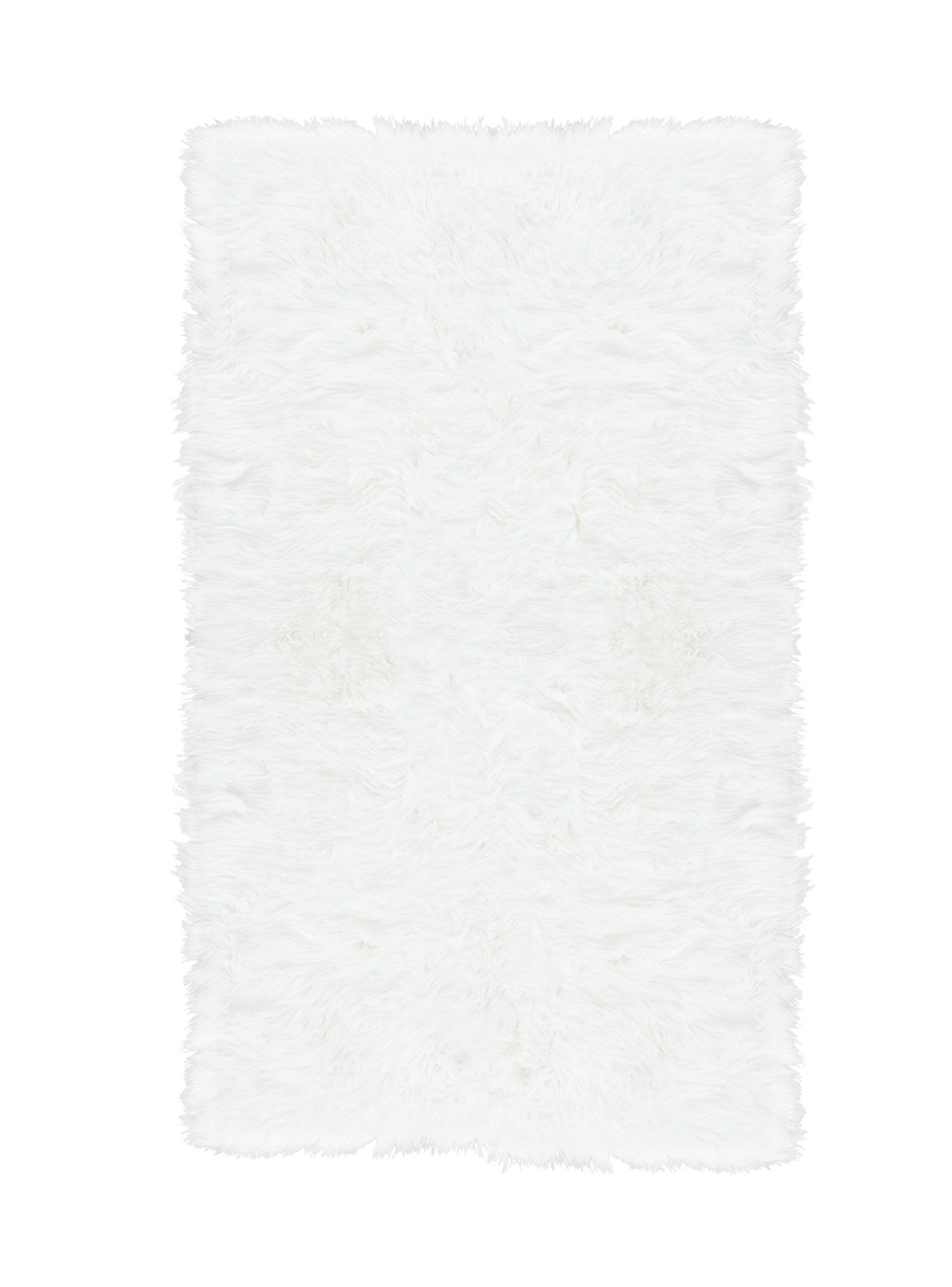 Bajada de Cama 60 x 120 cm Groenlandia Shaggy Blanco