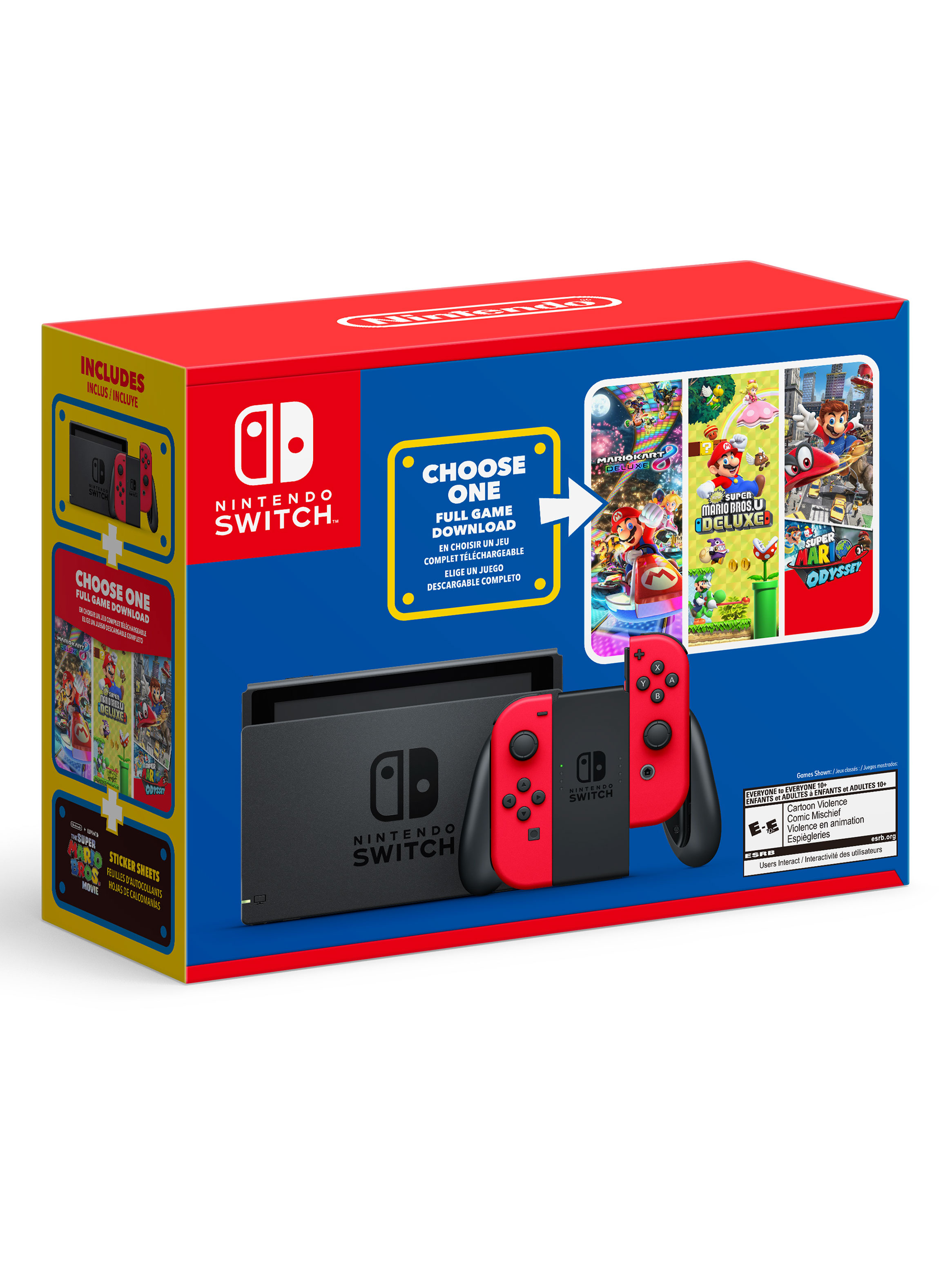 Consola Nintendo Switch + Mario Choose One Bundle
