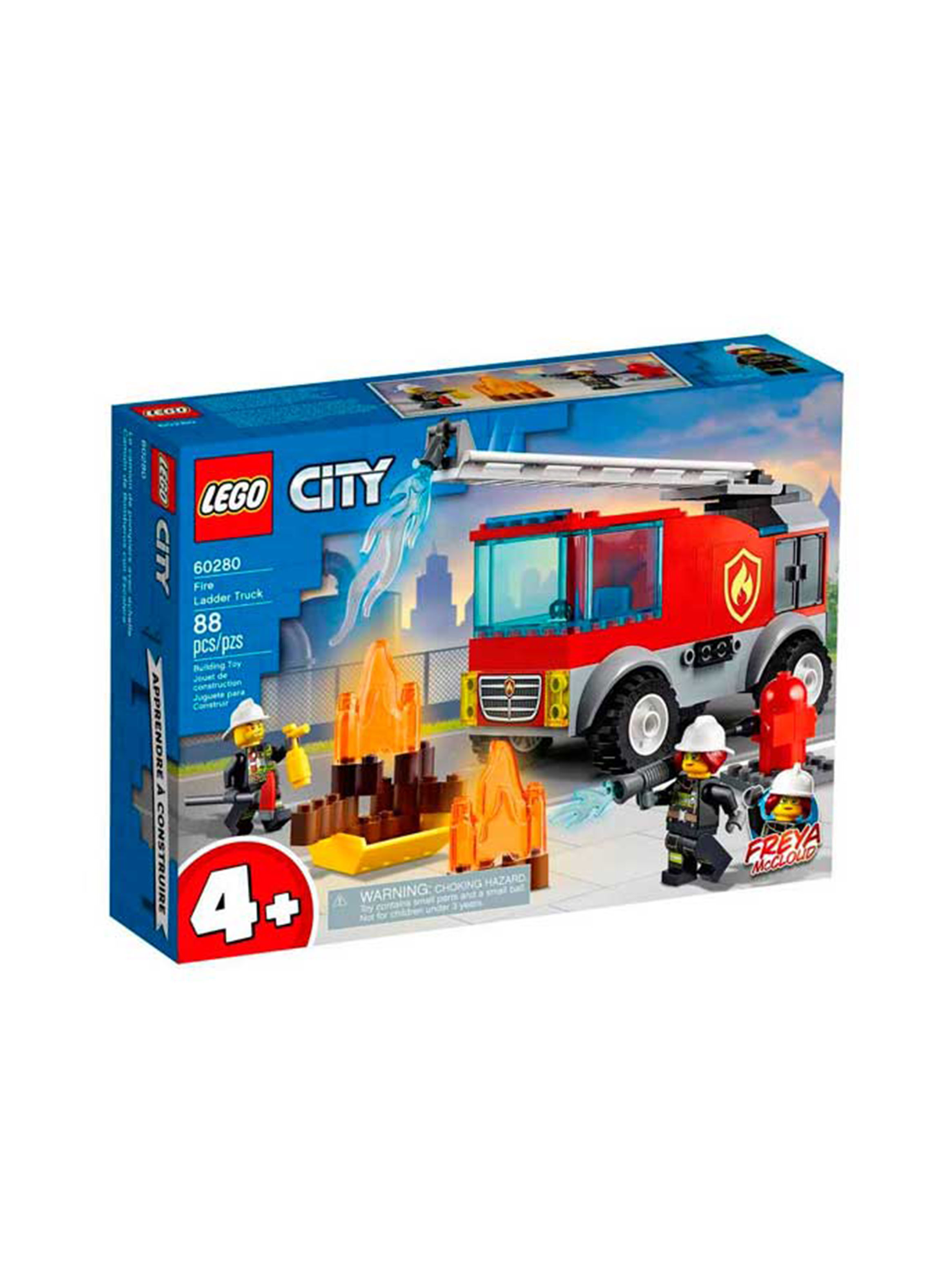 Bloques Lego City Fire Ladder Truck