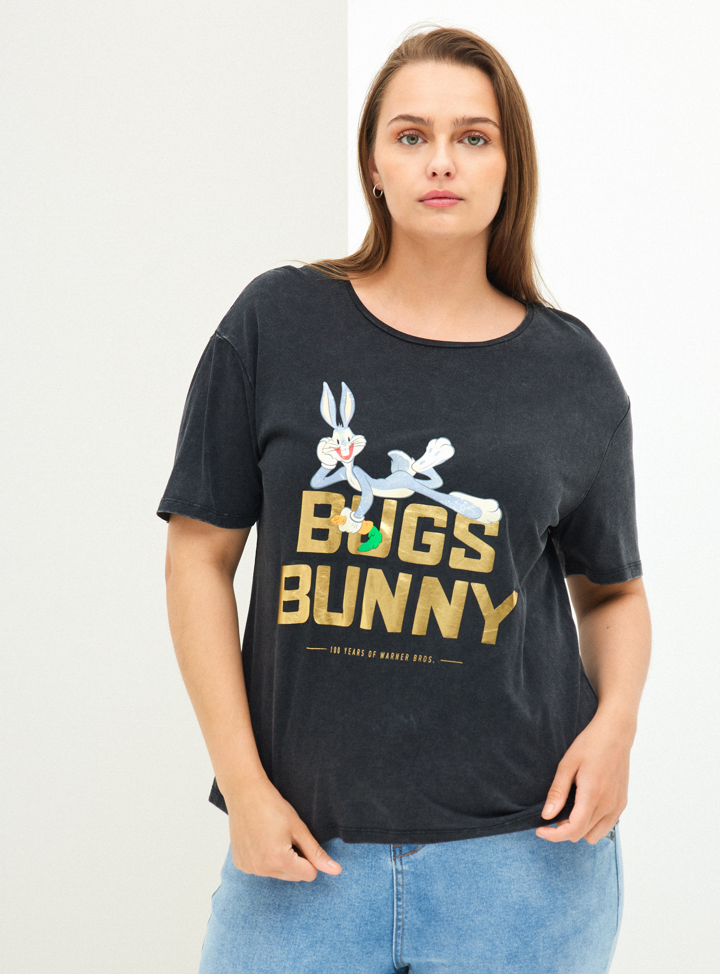 Polera Warner Bugs Bunny Metalizado