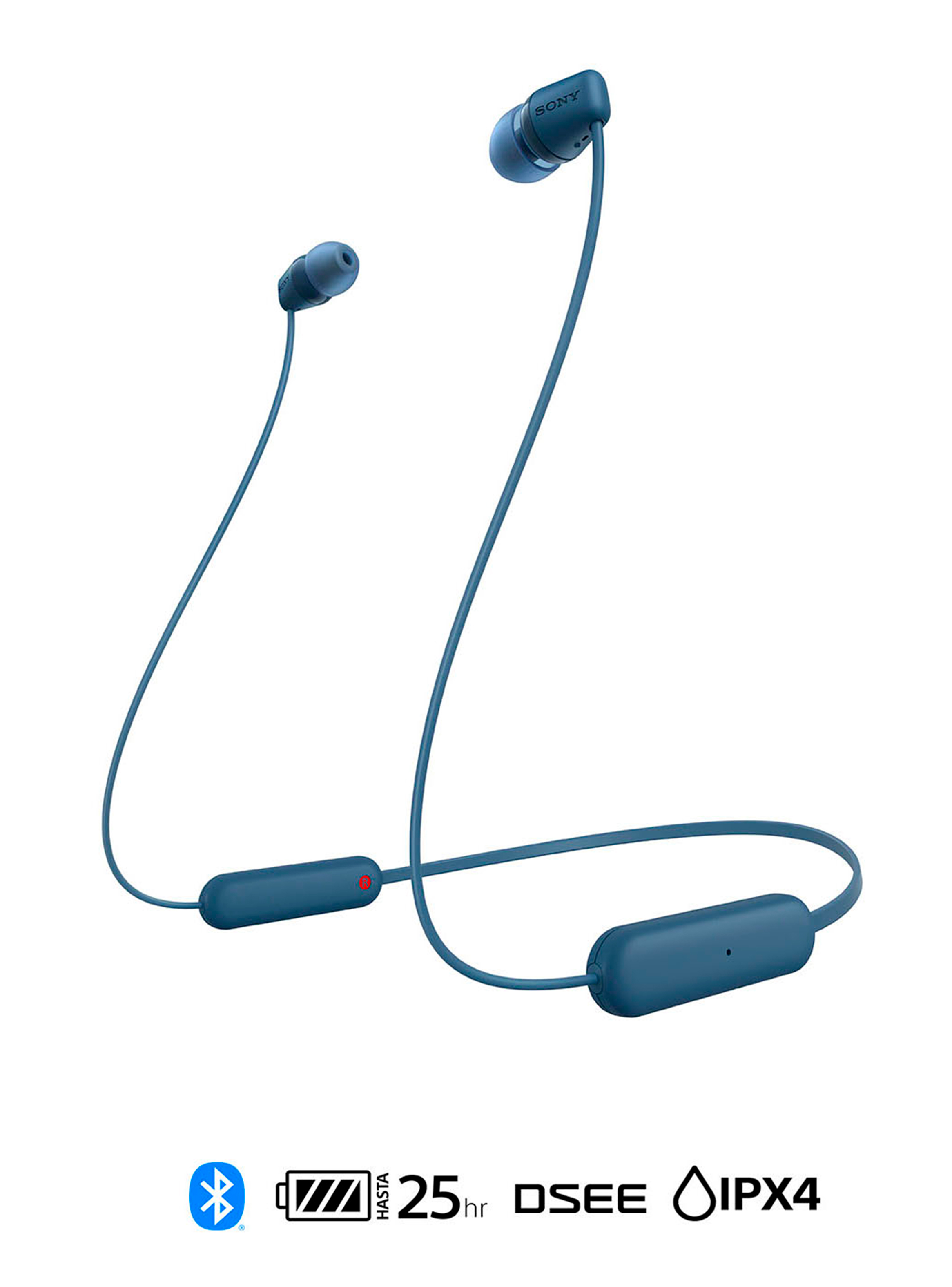 Audífonos Internos Inalámbricos WI-C100 Azul