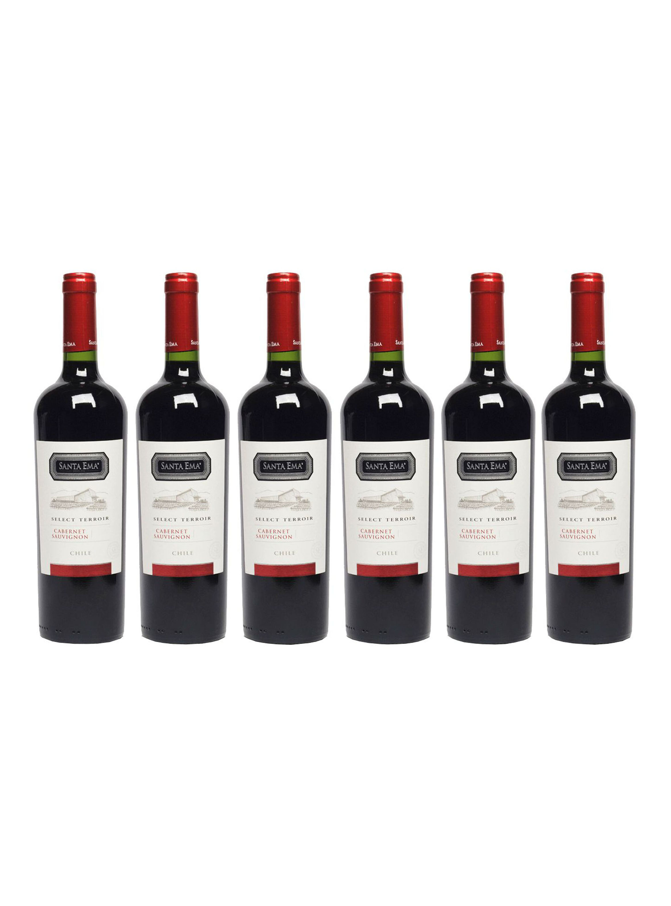 Pack 6 Vinos Santa Ema Select Cabernet Sauvignon 750ml