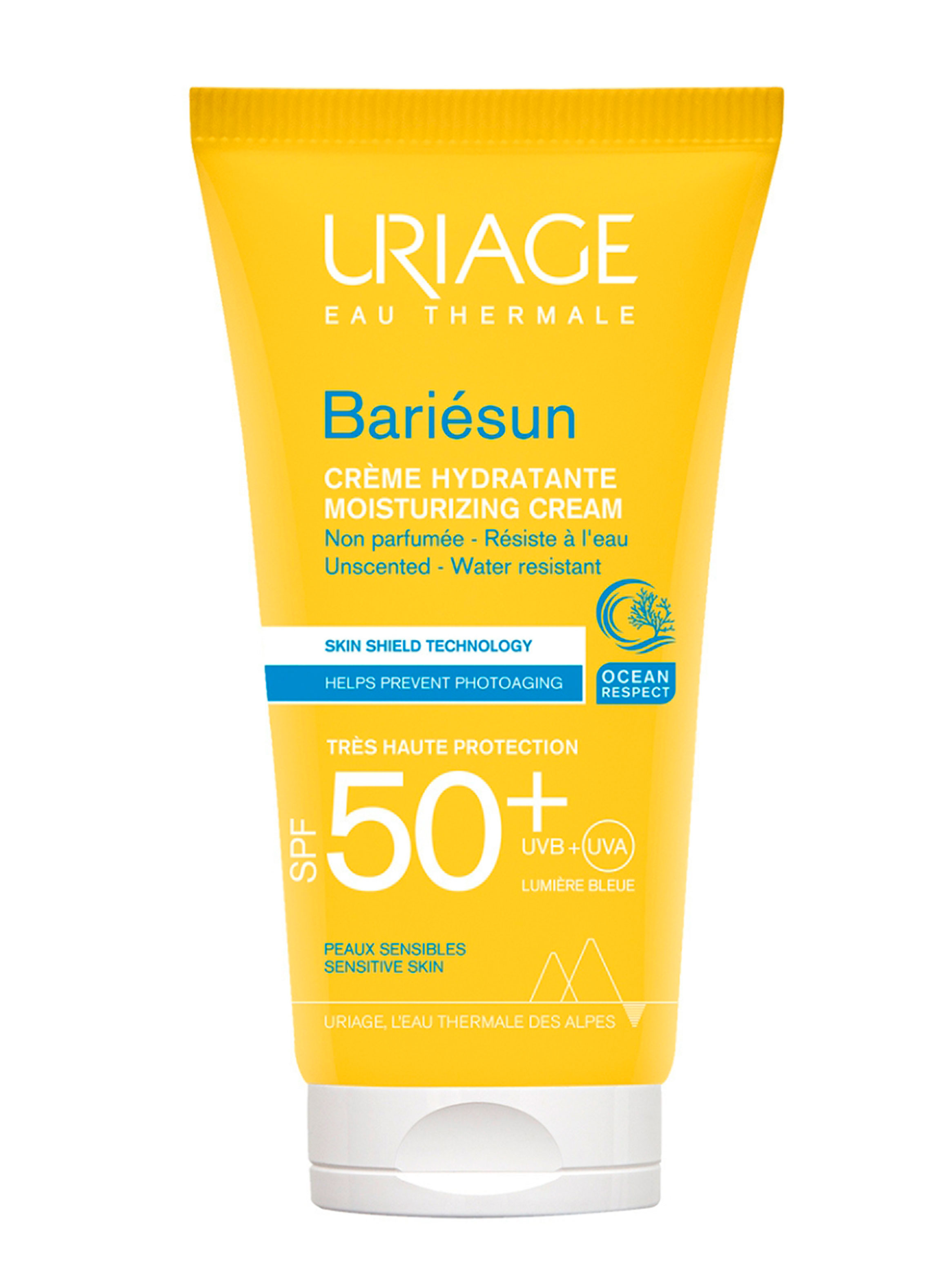 Protector Solar Bariésun Crema Hidratante SPF50+ Sin Perfume 50ml Uriage