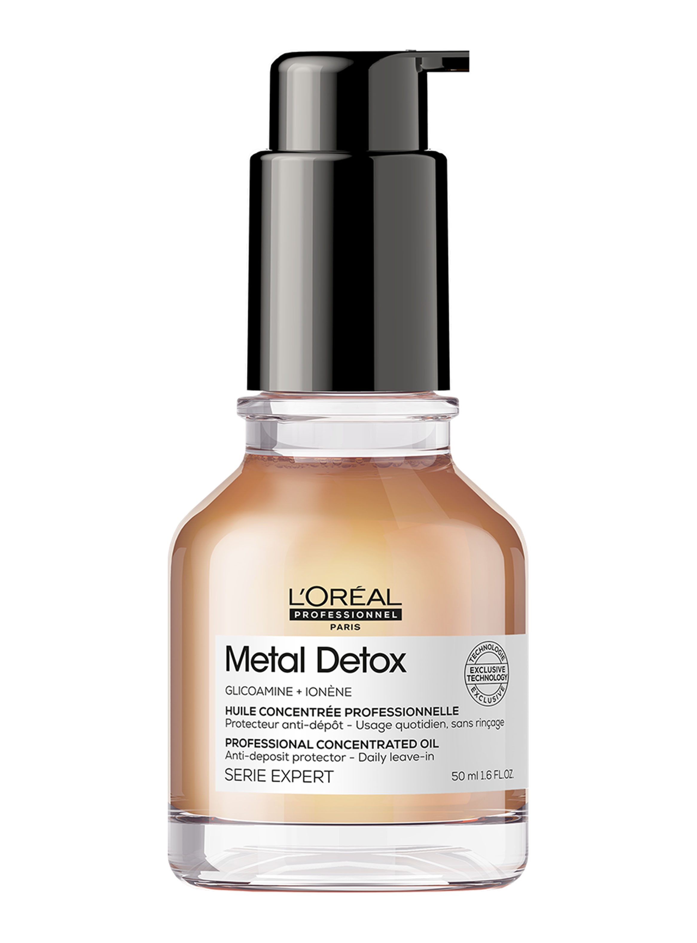 Aceite Metal Detox concentrado para evitar el quiebre y mantener el color del cabello 50ml