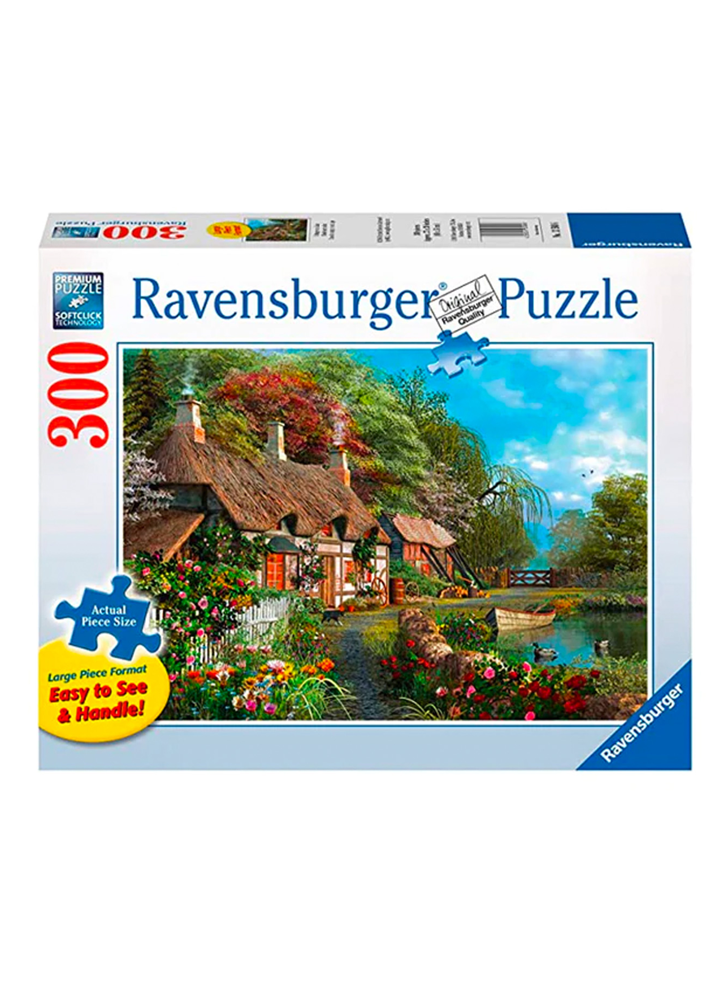 Ravensburger Puzzle Cabaña del lago 300 piezas Caramba