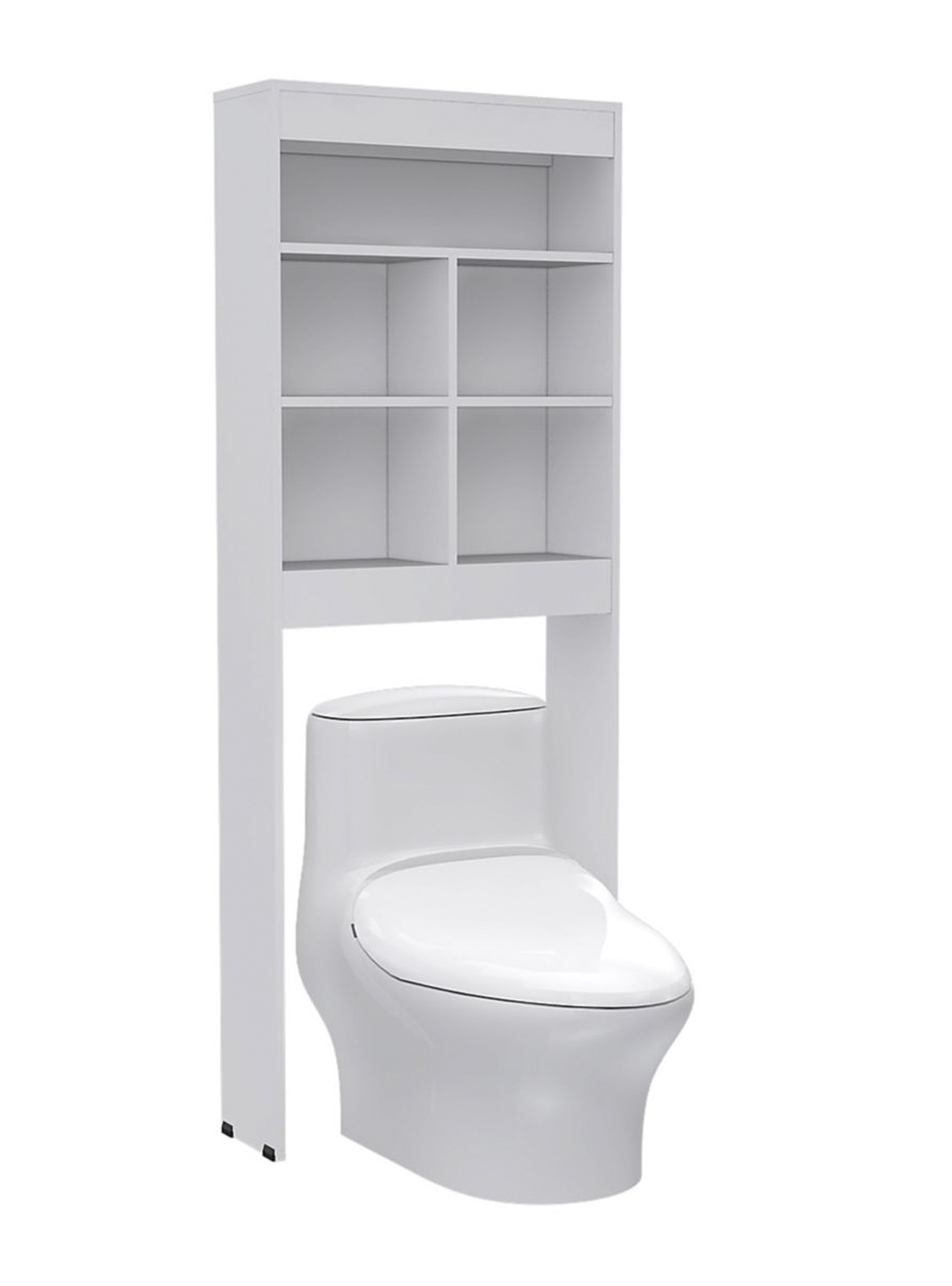 Mueble para baño 25x63x160 cm blanco