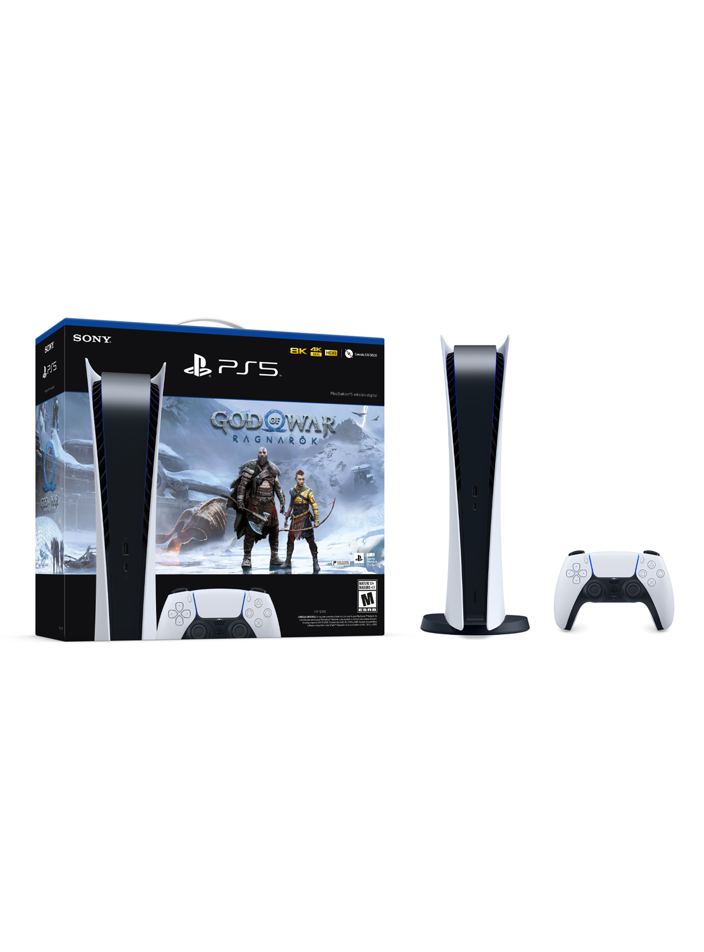 Consola PS5 Digital + God of War Ragnarok