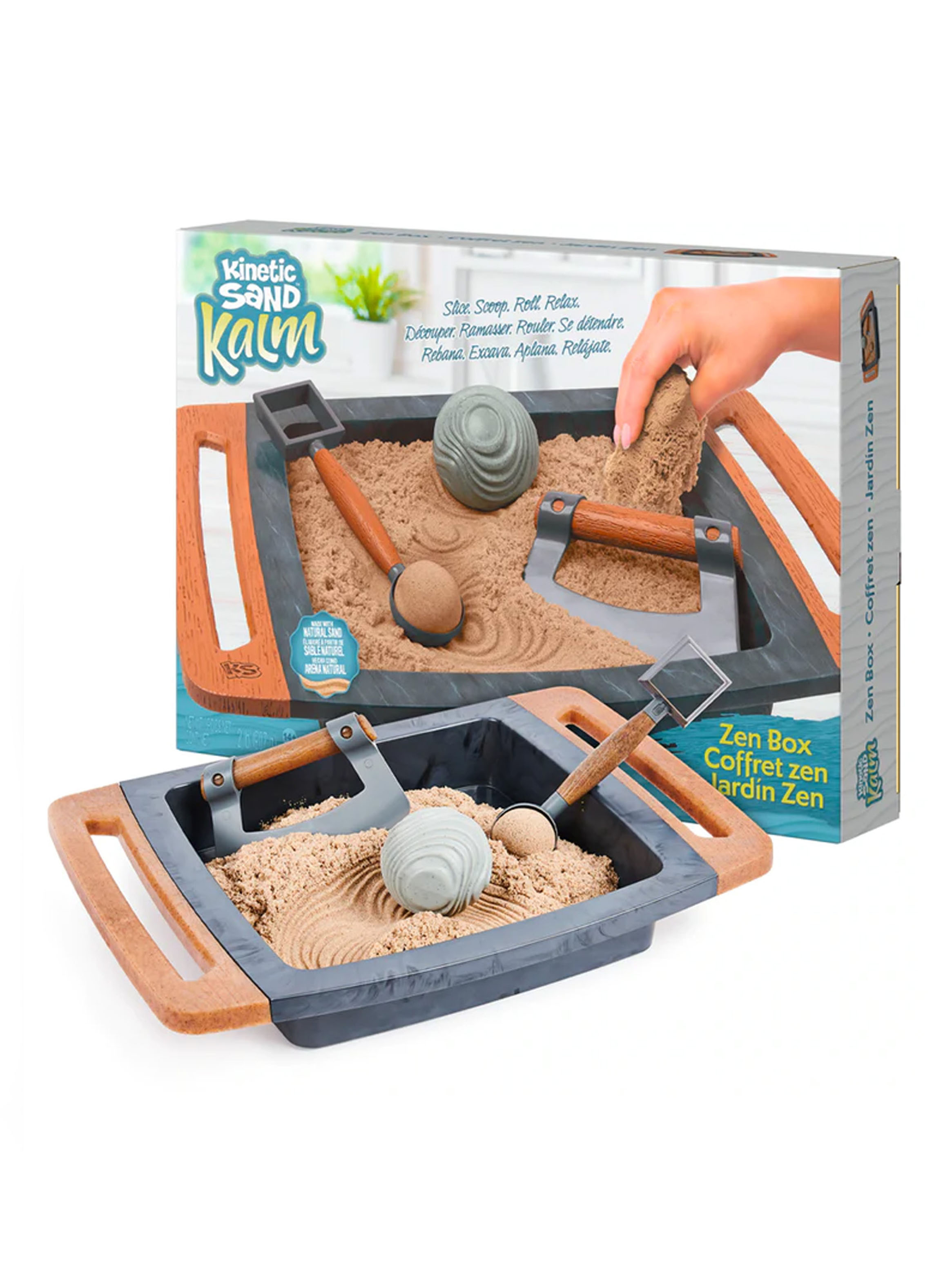 Kinetic Sand Caja Kalm Zen Caramba