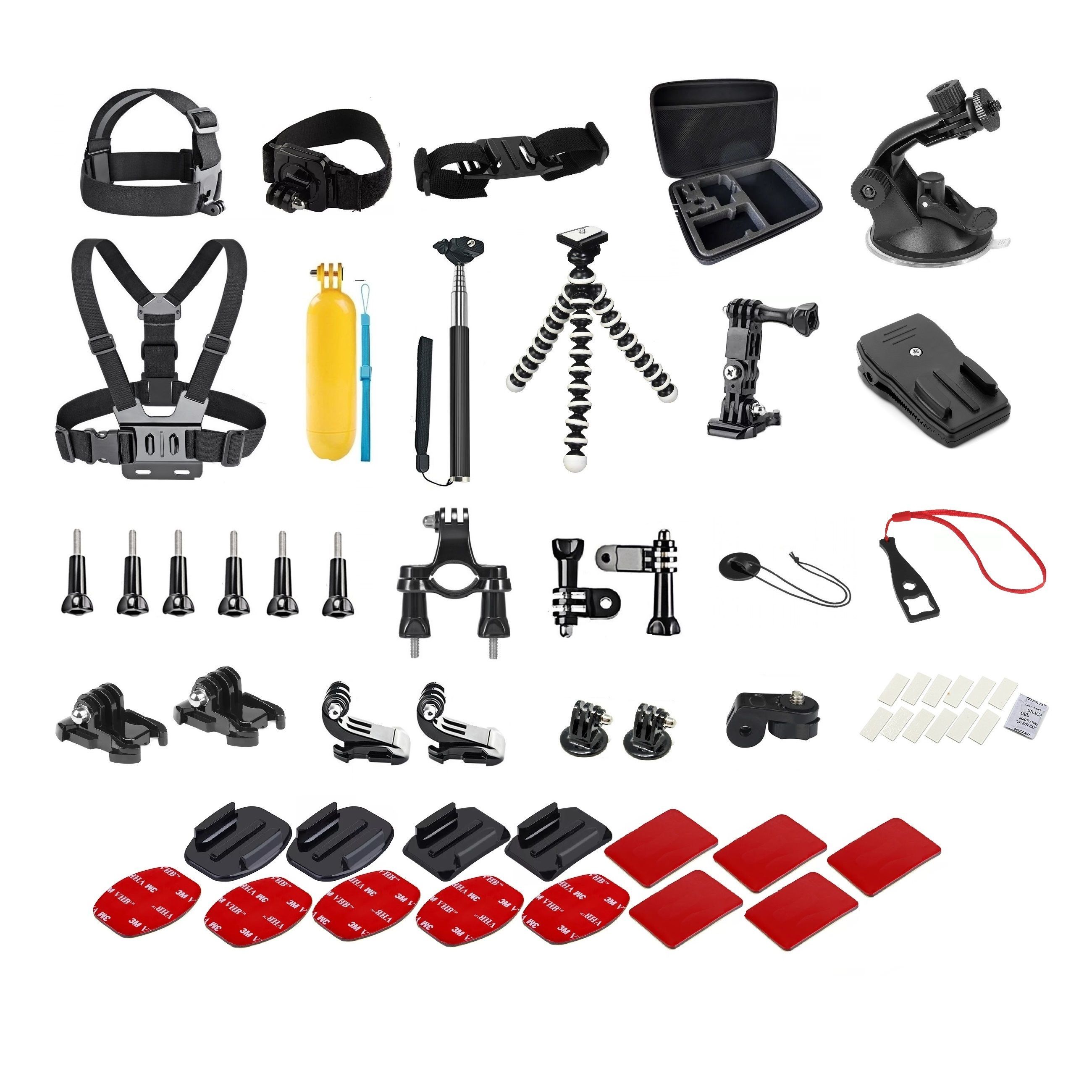 Kit de accesorios para cámara deportiva 46 piezas