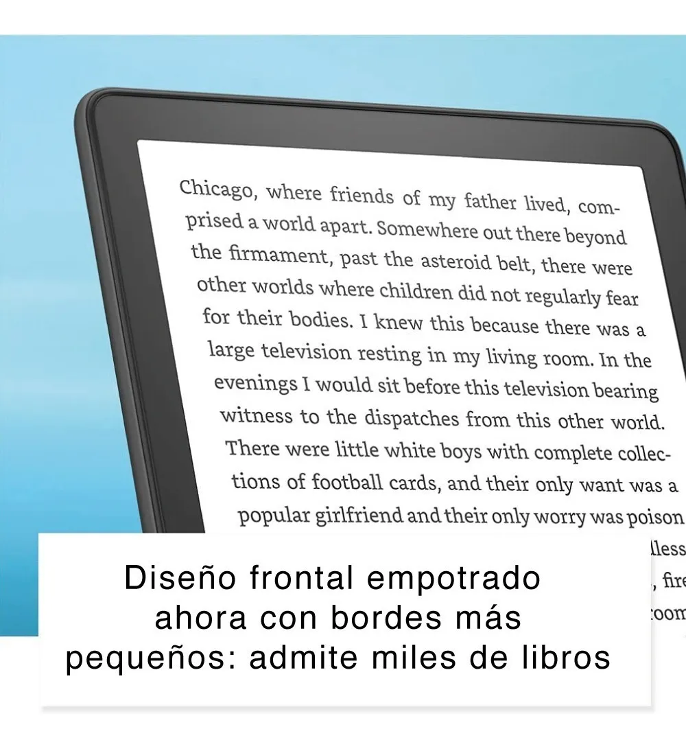 Lector de Libro Electrónico  Kindle Paperwhite de 6 8GB (10ª  Generación) - Negro