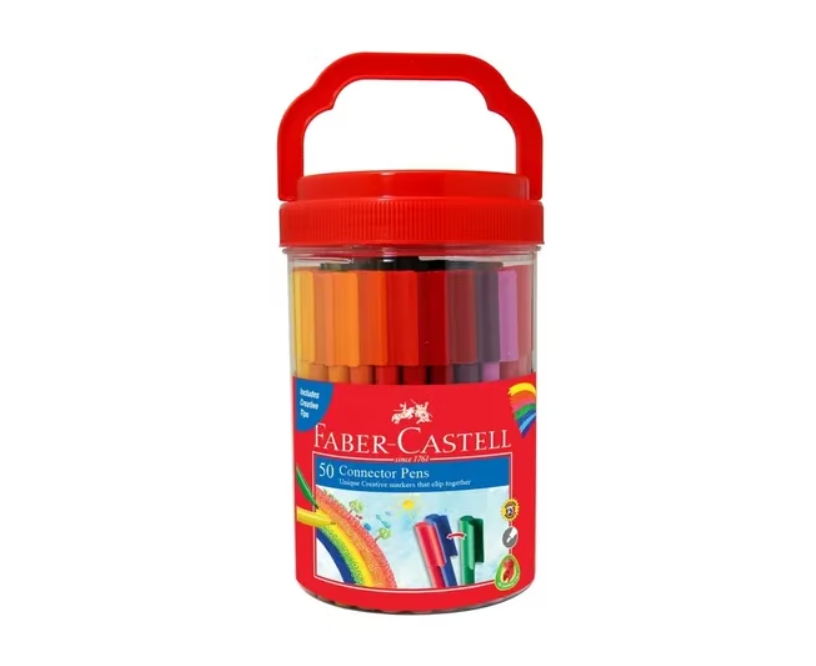  Faber-Castell 50 rotuladores textiles : Productos de Oficina