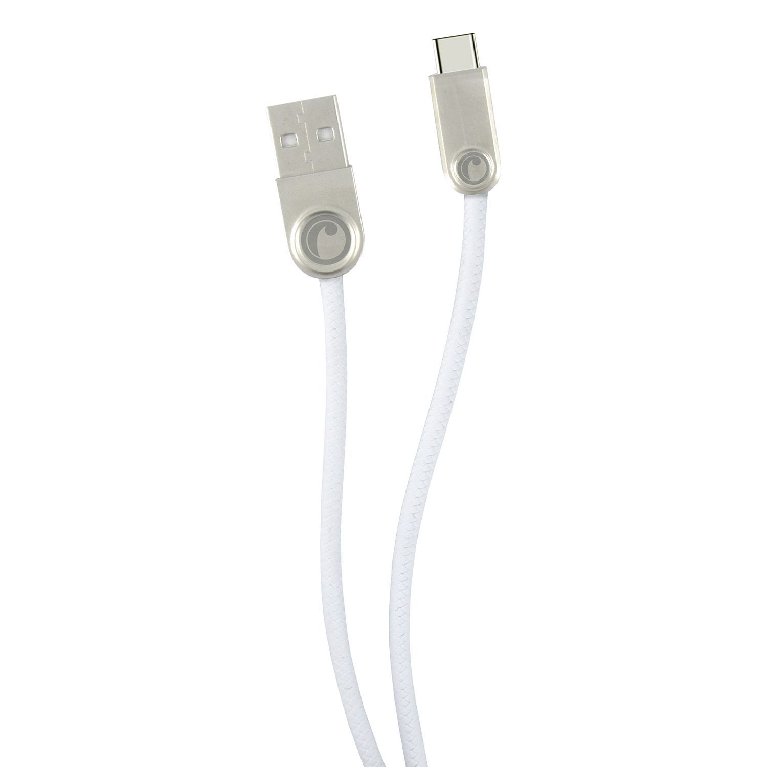 Cable USB Tipo C 2mt Fiddler Blanco