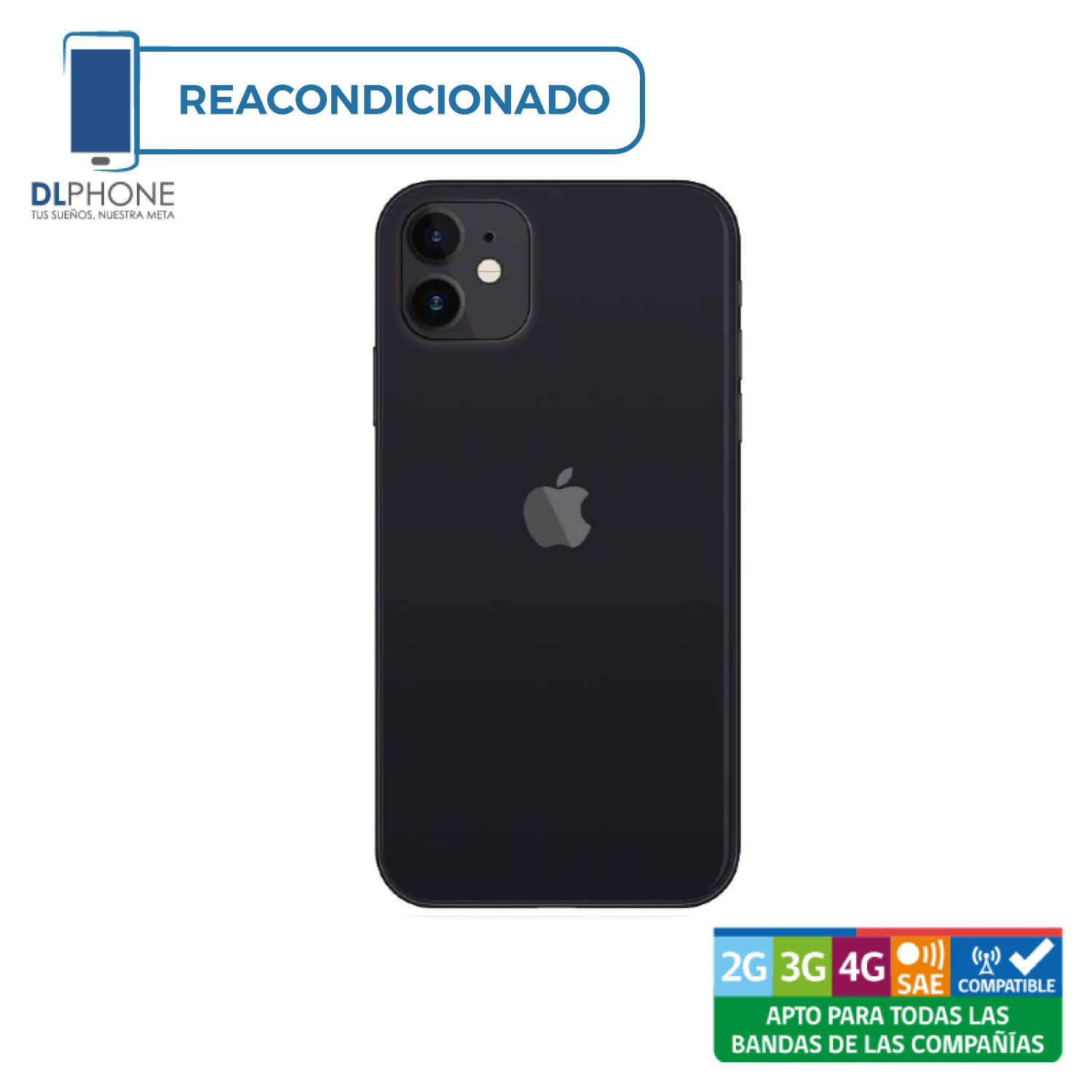 iPhone 12 Mini de 64gb Negro Reacondicionado
