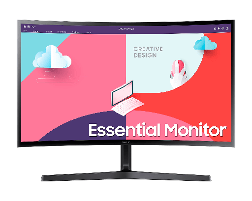 Monitor Curvo Samsung de 27”, Full HD, 75HZ, Panel VA, VGA, HDMI, FreeSync, Certificado TUV