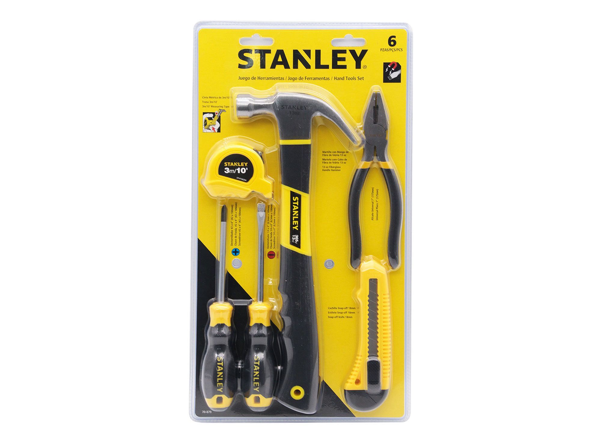 Juego herramientas 6 piezas Stanley