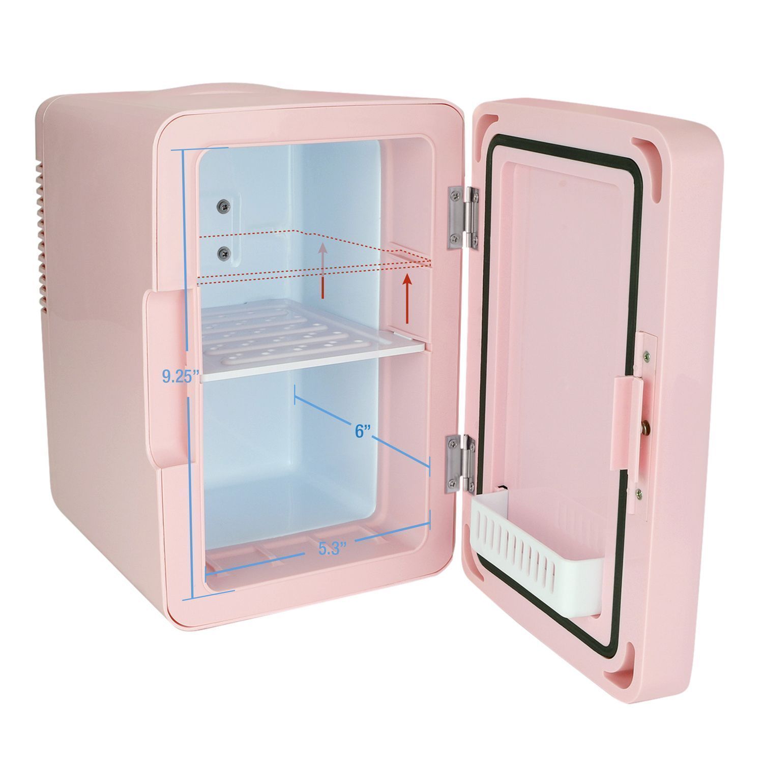 Escritorio pequeño refrigerador pequeño, refrigerador para automóvil ABS  frío mini refrigerador personal mini refrigerador portátil artesanía  excepcional