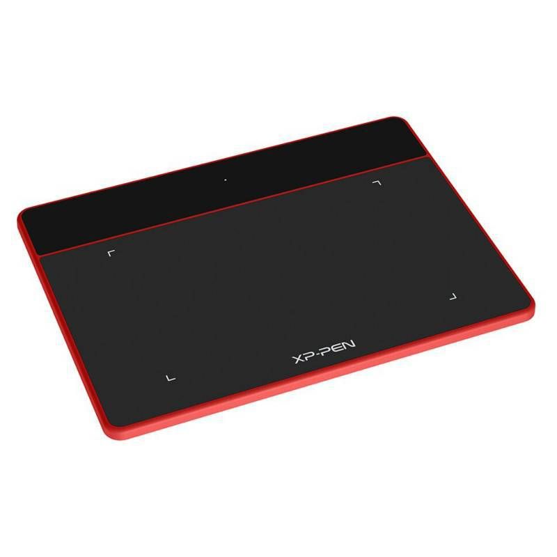 Tableta Gráfica Digitalizadora XP-Pen Deco Fun, Tamaño XS, Roja