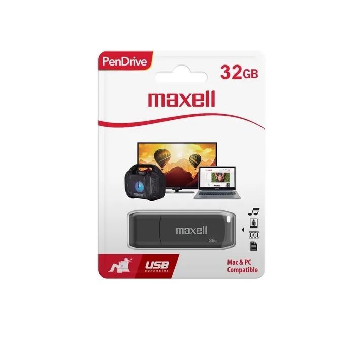 Pendrive 32 Gb GRIS Maxell