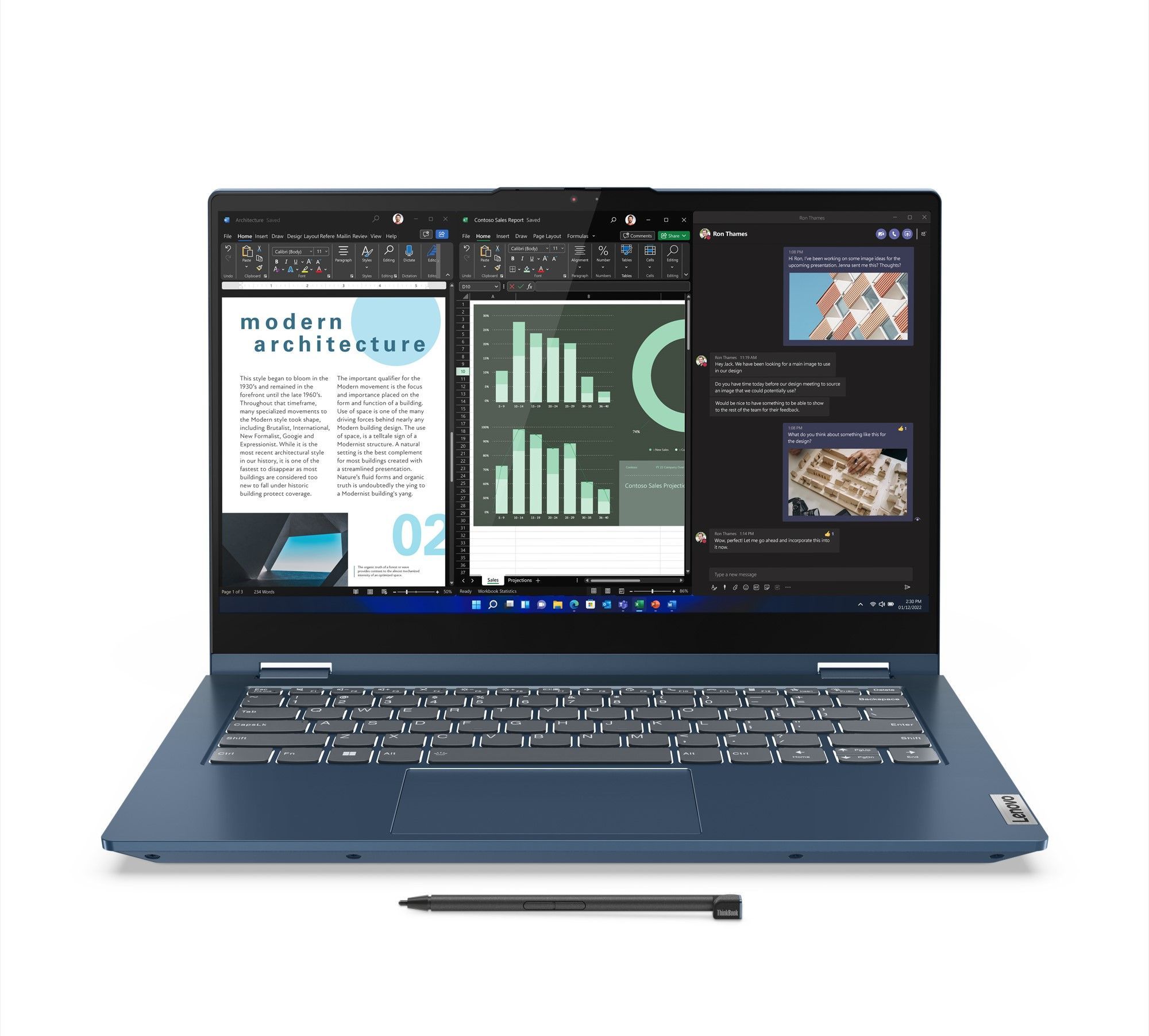 Notebook ThinkBook 14s Yoga Core i7 16GB RAM 512GB SSD 14''