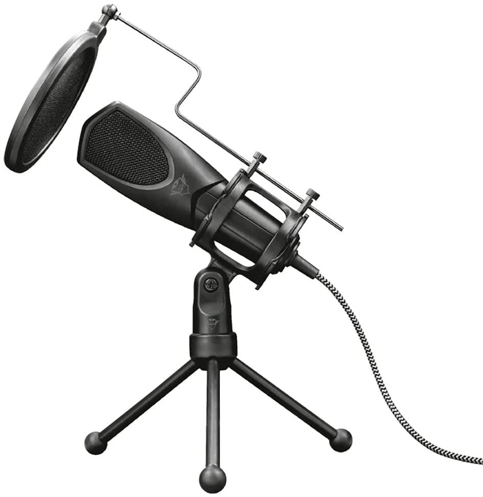 Microfono Usb de Condensador Profesional Trust GXT 232 Mantis