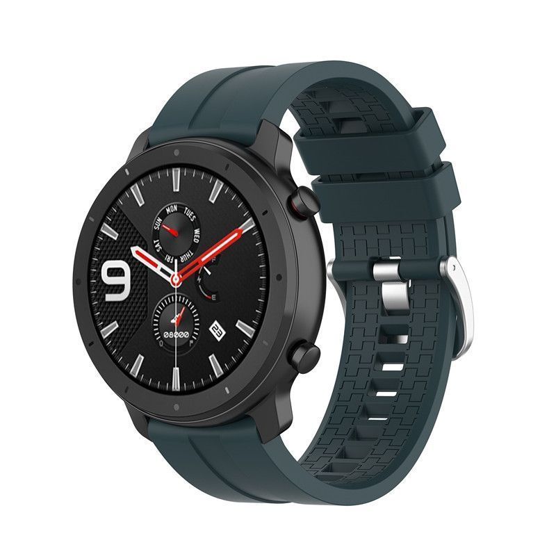 Correa Silicona Para Samsung Watch Gear S3, Gear S3 Classic / Frontier /  Verde Oscuro