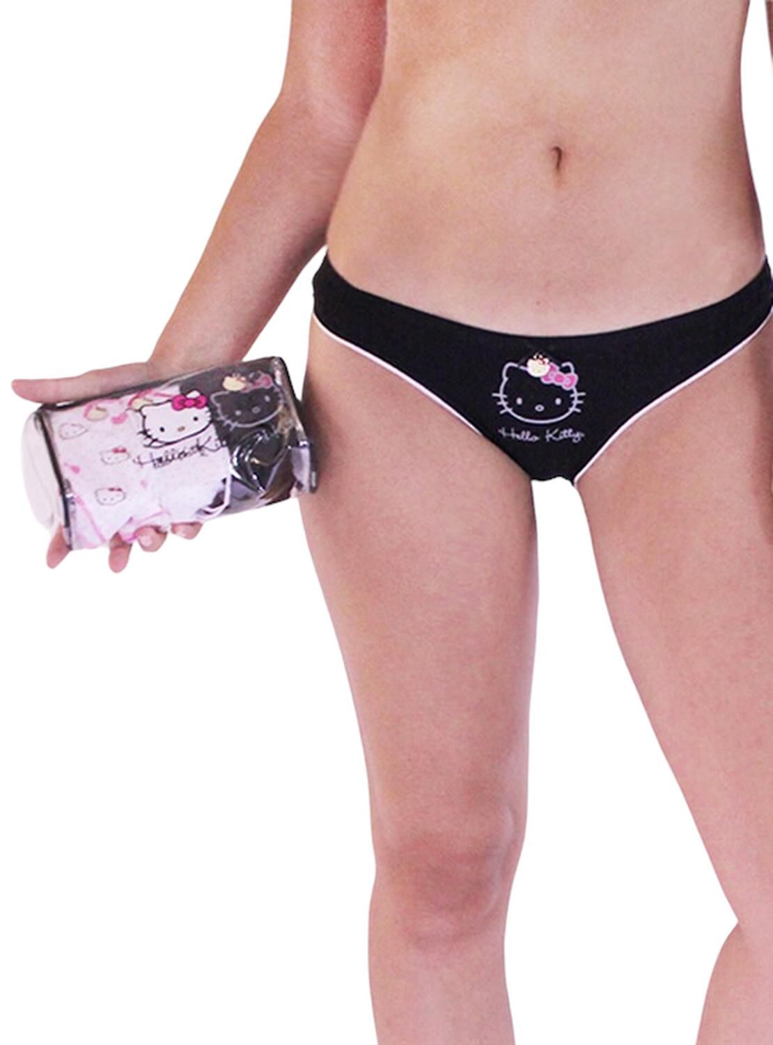 Tripack Calzón Mujer Bikini Estampado Hello Kitty - Calzones