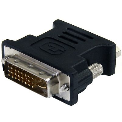 Adaptador Conversor Startech DVI-I a VGA Macho a Hembra Negro
