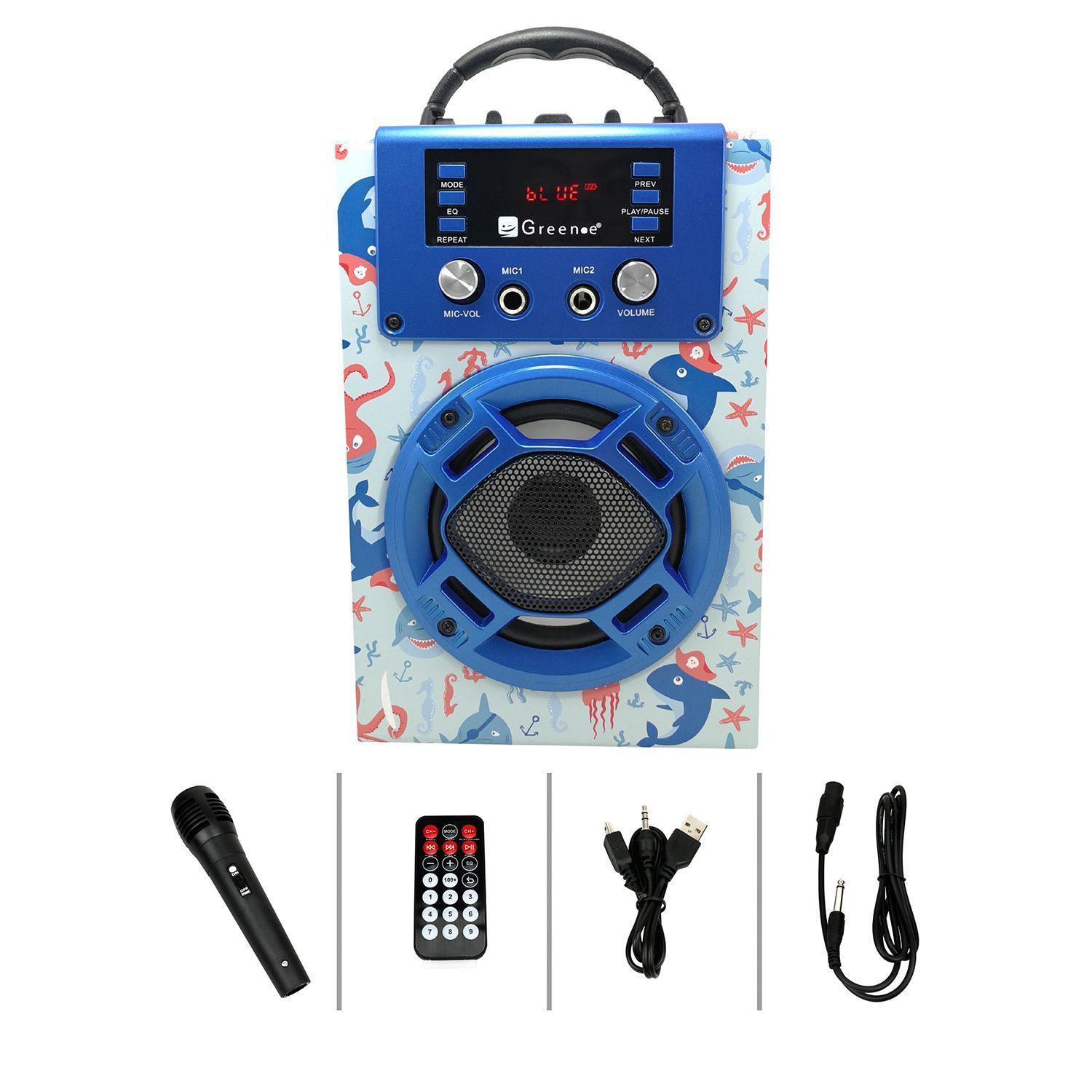 Parlante Bluetooth mini karaoke Octopus