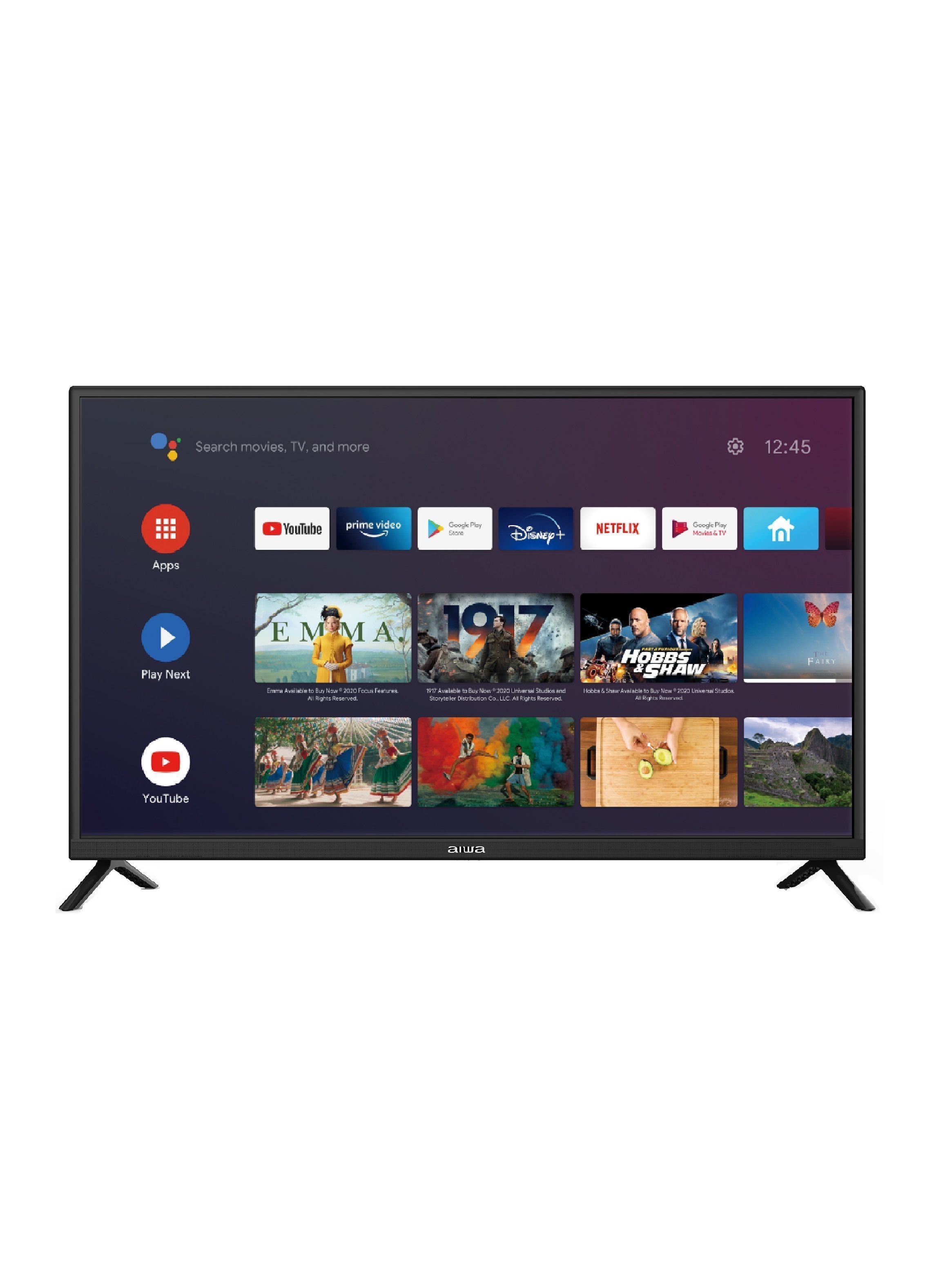 Smart Tv Android Hd Aiwa Bluetooth Google Assistant 32''
