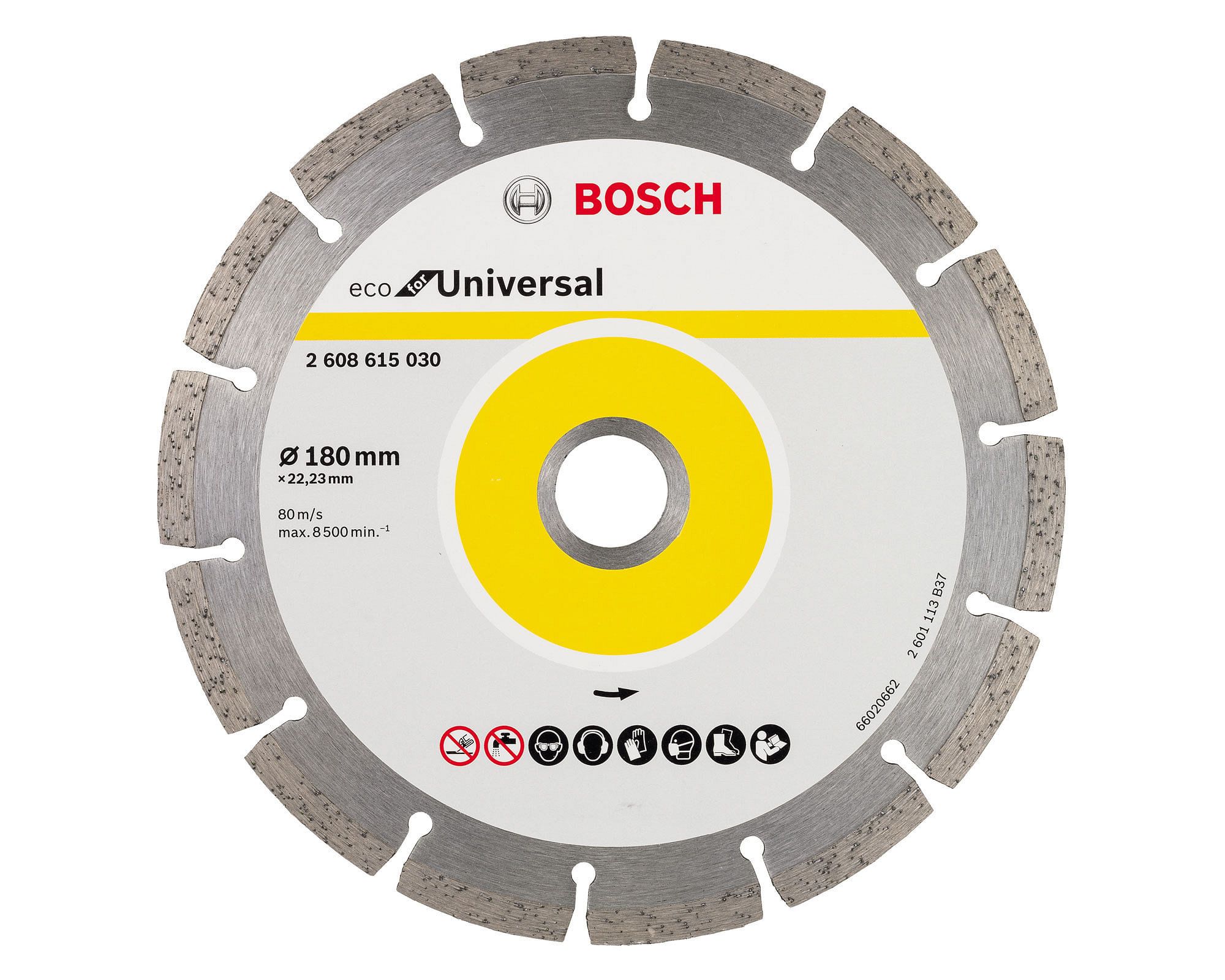 Disco de corte diamantado 180 mm ECO Universal Bosch