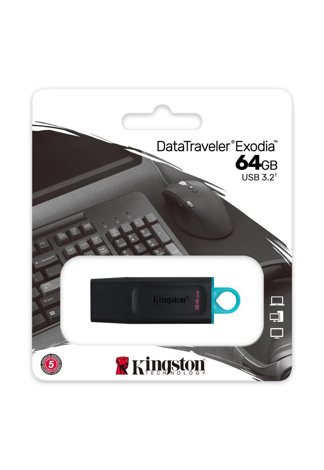 Pendrive Kingston Exodia 64GB USB 3.2 GEN1