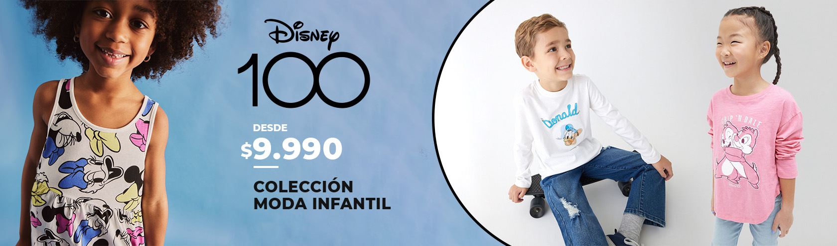 Colección Moda Infantil Disney 100 años
