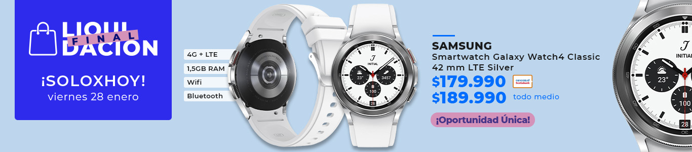 Smartwatch Galaxy Watch4 Classic 42mm LTE Silver