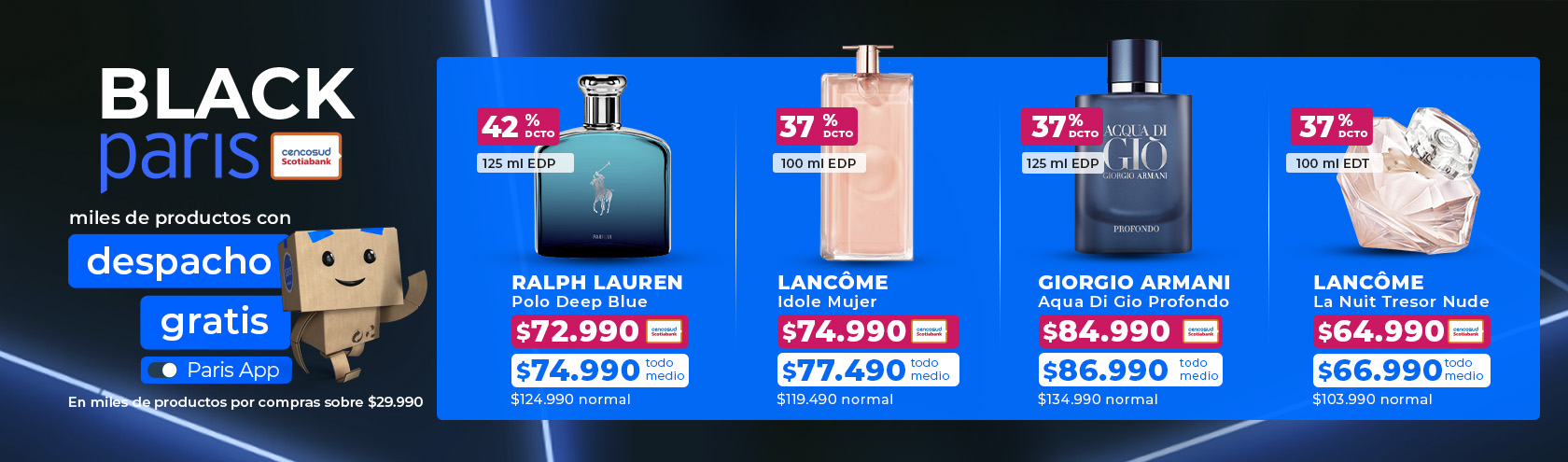 Hasta 50% Perfumes Grandes Marcas