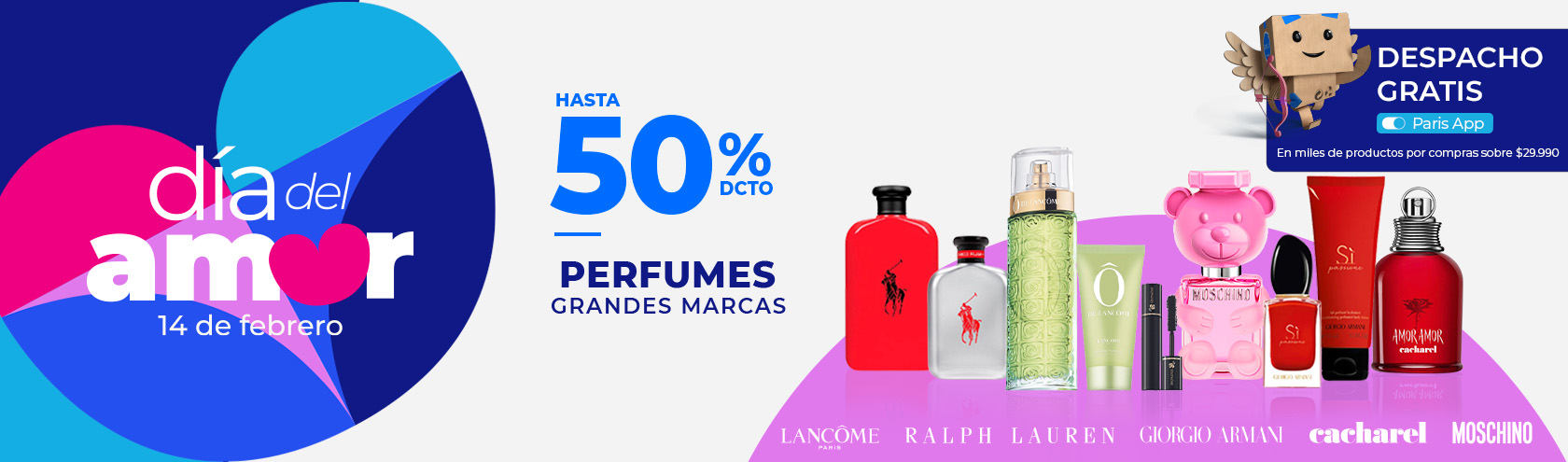 Hasta 50% de descuento en perfumes grandes marcas 